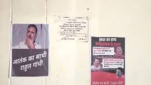 Posters targeting Rahul Gandhi appear ahead of his Amethi visit